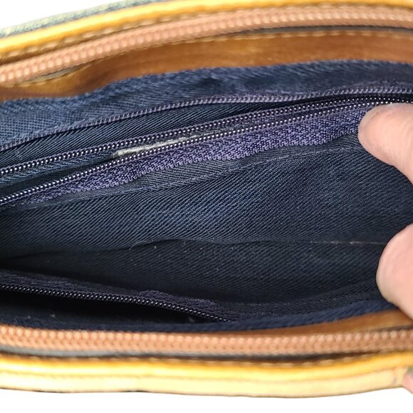 Vintage ALDO patchwork denim mini shoulder bag Y2K RARE - Picture 4 of 7